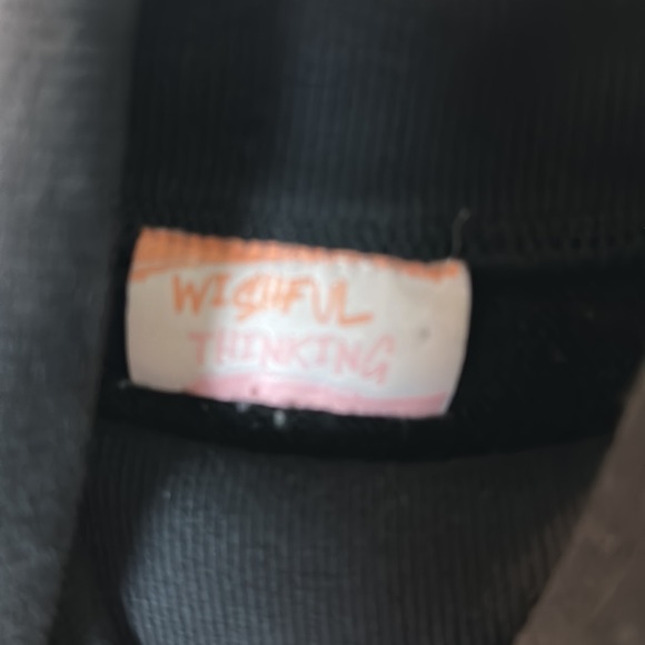 Wishful thinking small sweater turtle neck black with functional side zippers - Picture 9 of 15